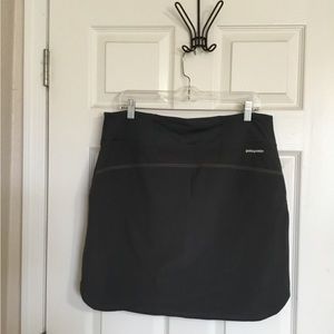 Patagonia Women's Tech Fishing Skort Sz Small Forge Grey Pull On size L